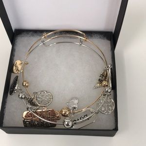 Bangle Bracelets with charms.
